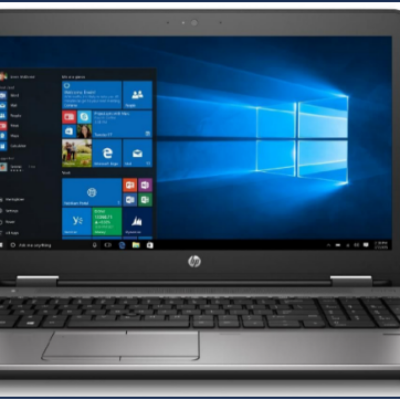 HP Probook 650 G2 – 6th Gen Core i5 6200U (Black Top, Silver Base, Used)